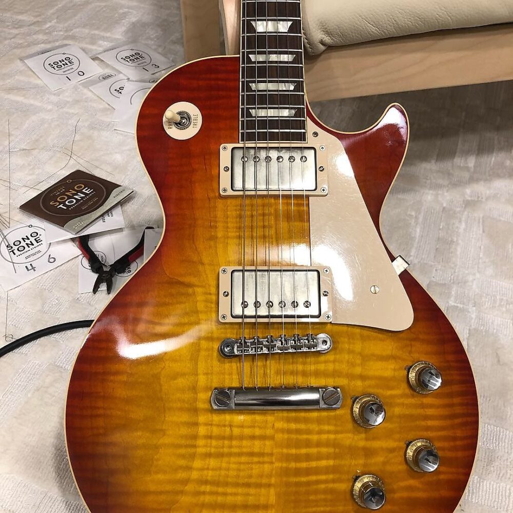 Gibson VOS Custom Shop Les Paul R0 1960 Reissue Figured Top 2013 Sunburst