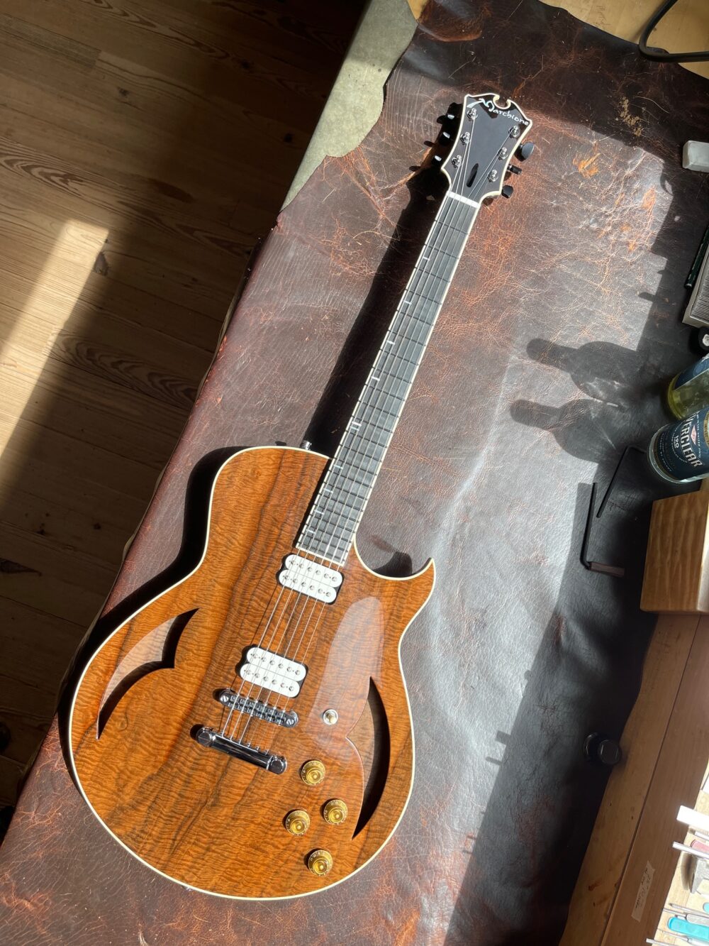 Marchione 59 Semi Hollow Body Claro Walnut