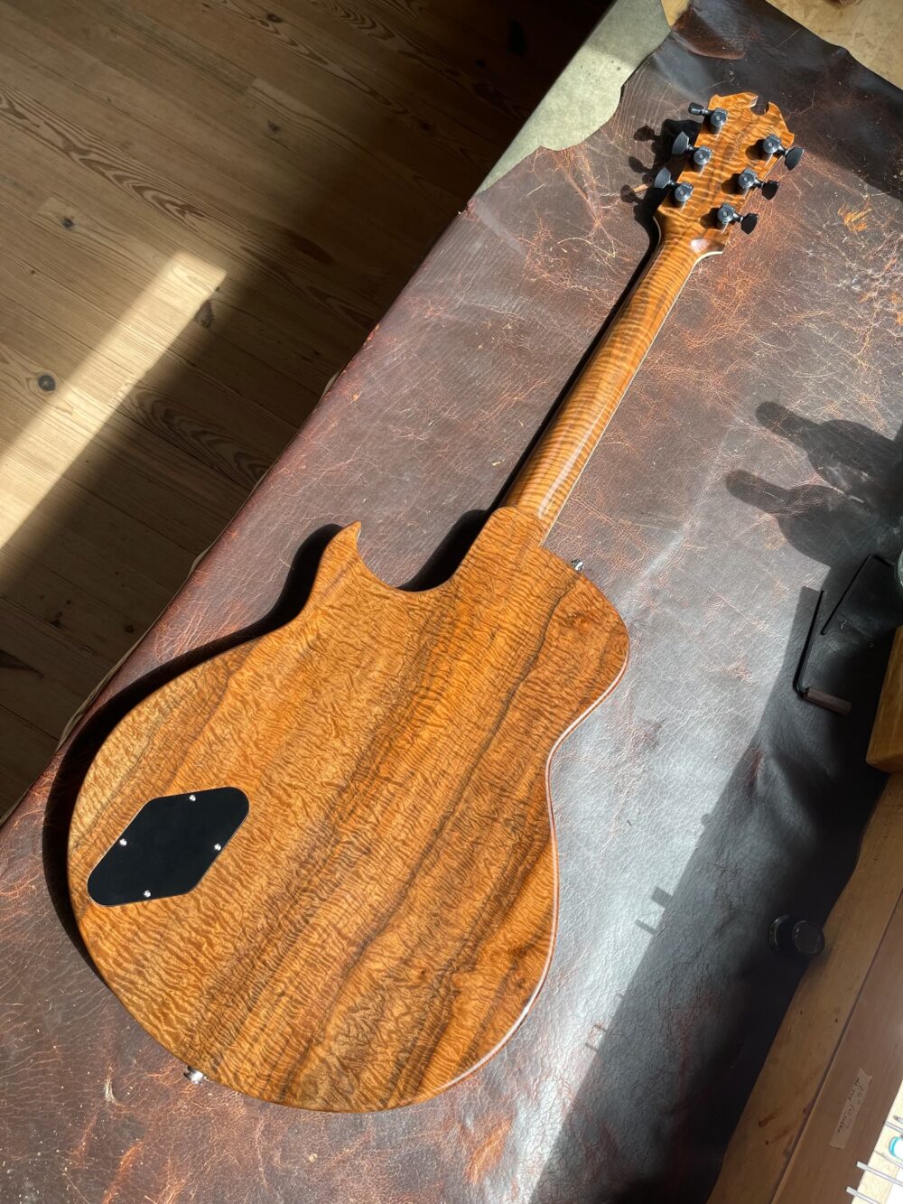 Marchione 59 Semi Hollow Body Claro Walnut - Image 8