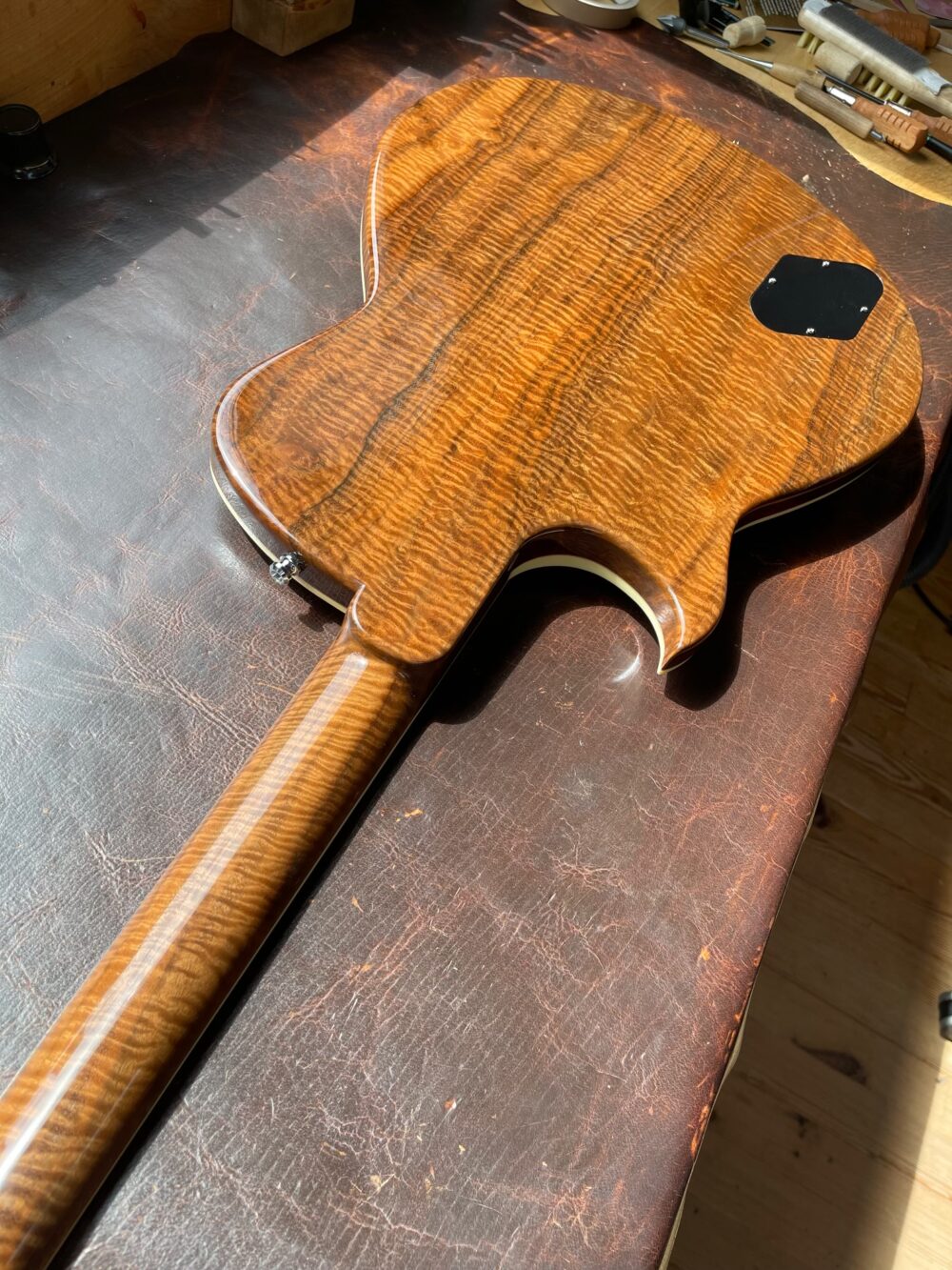 Marchione 59 Semi Hollow Body Claro Walnut - Image 10