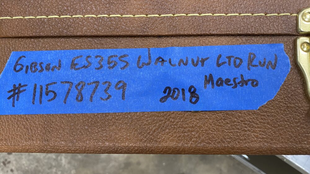 Gibson Memphis ES-355 Walnut Varitone 2018 - Walnut VOS - Image 8