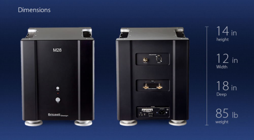 Bricasti M28 Monoblock Amp-Pair-Original Transformers - Image 5