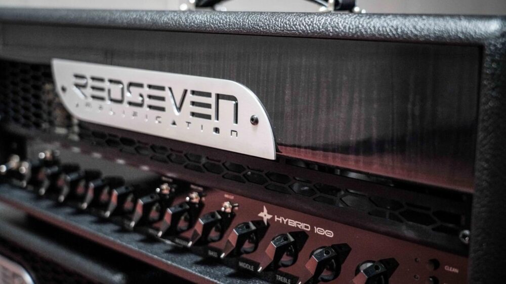 RedSeven Hybrid 100 Standard Head Black-Tailor Made-Black Charcoal Flamed Wood Panel-DEMO - Used Once - Image 6