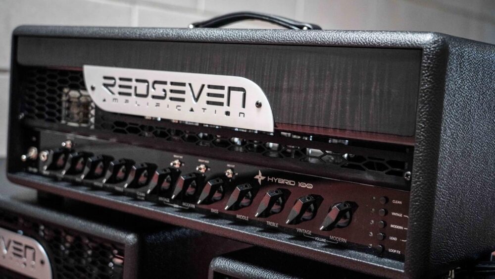 RedSeven Hybrid 100 Standard Head Black-Tailor Made-Black Charcoal Flamed Wood Panel-DEMO - Used Once - Image 3