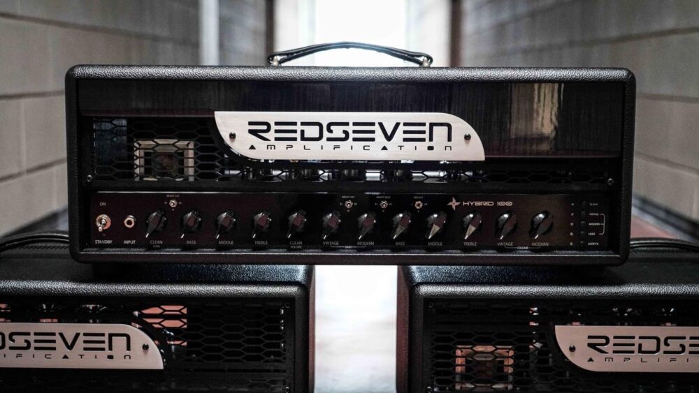 RedSeven Hybrid 100 Standard Head Black-Tailor Made-Black Charcoal Flamed Wood Panel-DEMO - Used Once - Image 2