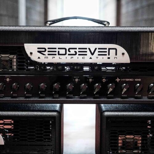 RedSeven Hybrid 100 Standard Head Black-Tailor Made-Black Charcoal Flamed Wood Panel-DEMO – Used Once