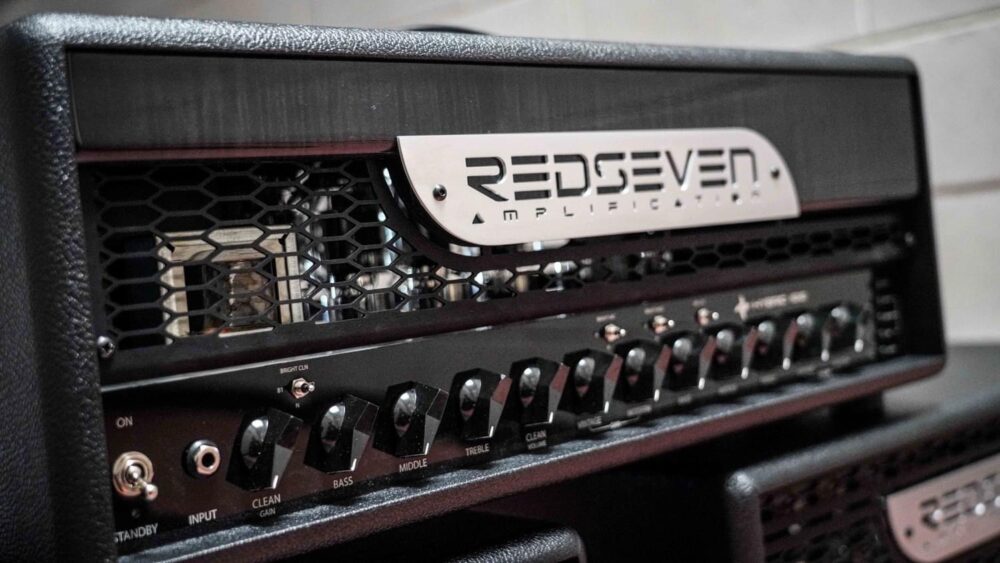 RedSeven Hybrid 100 Standard Head Black-Tailor Made-Black Charcoal Flamed Wood Panel-DEMO - Used Once - Image 4