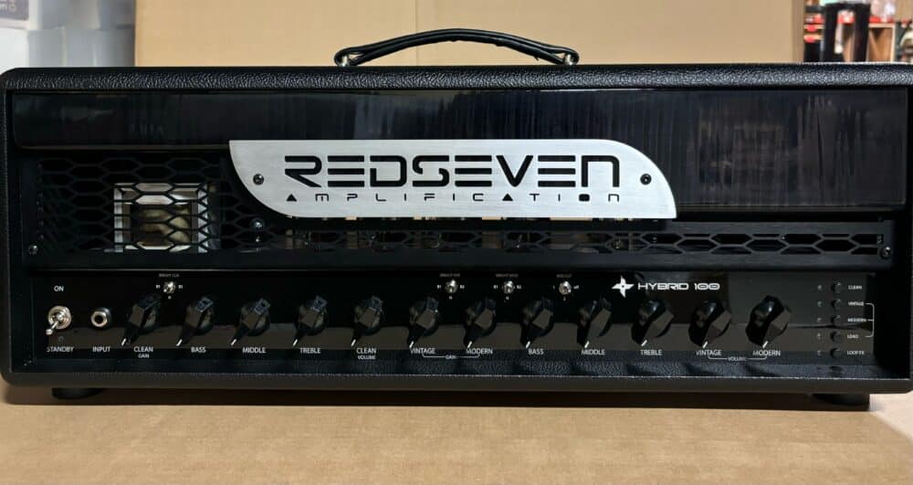 RedSeven Hybrid 100 Standard Head Black-Tailor Made-Black Charcoal Flamed Wood Panel-DEMO - Used Once