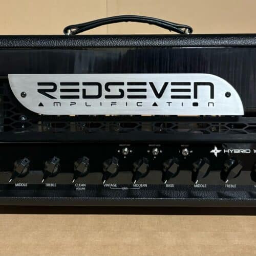 RedSeven Hybrid 100 Standard Head Black-Tailor Made-Black Charcoal Flamed Wood Panel-DEMO – Used Once