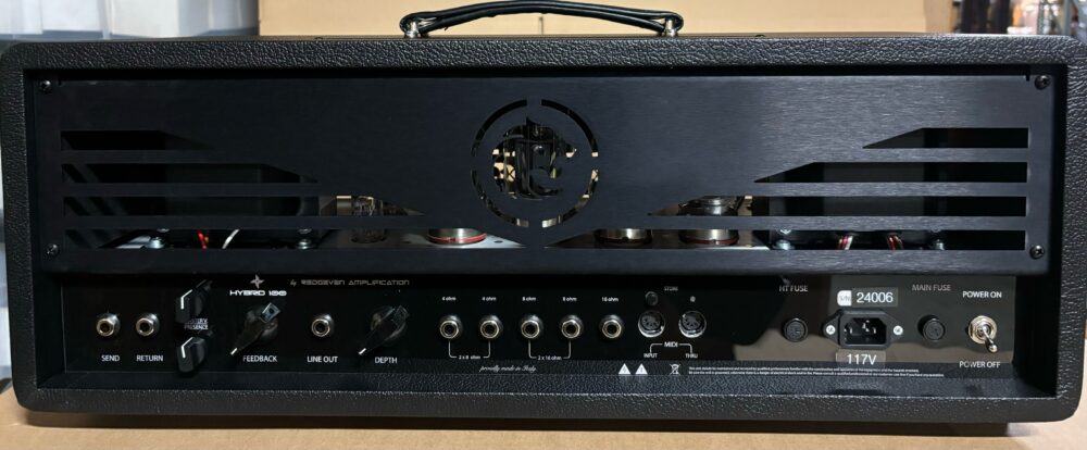 RedSeven Hybrid 100 Standard Head Black-Tailor Made-Black Charcoal Flamed Wood Panel-DEMO - Used Once - Image 7