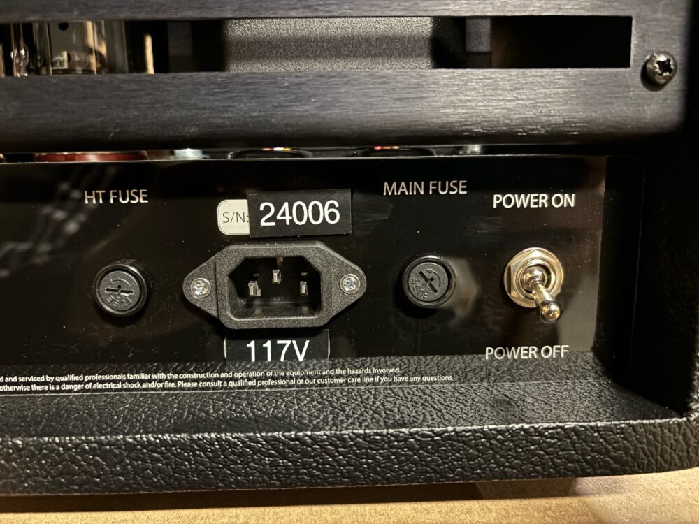 RedSeven Hybrid 100 Standard Head Black-Tailor Made-Black Charcoal Flamed Wood Panel-DEMO - Used Once - Image 8